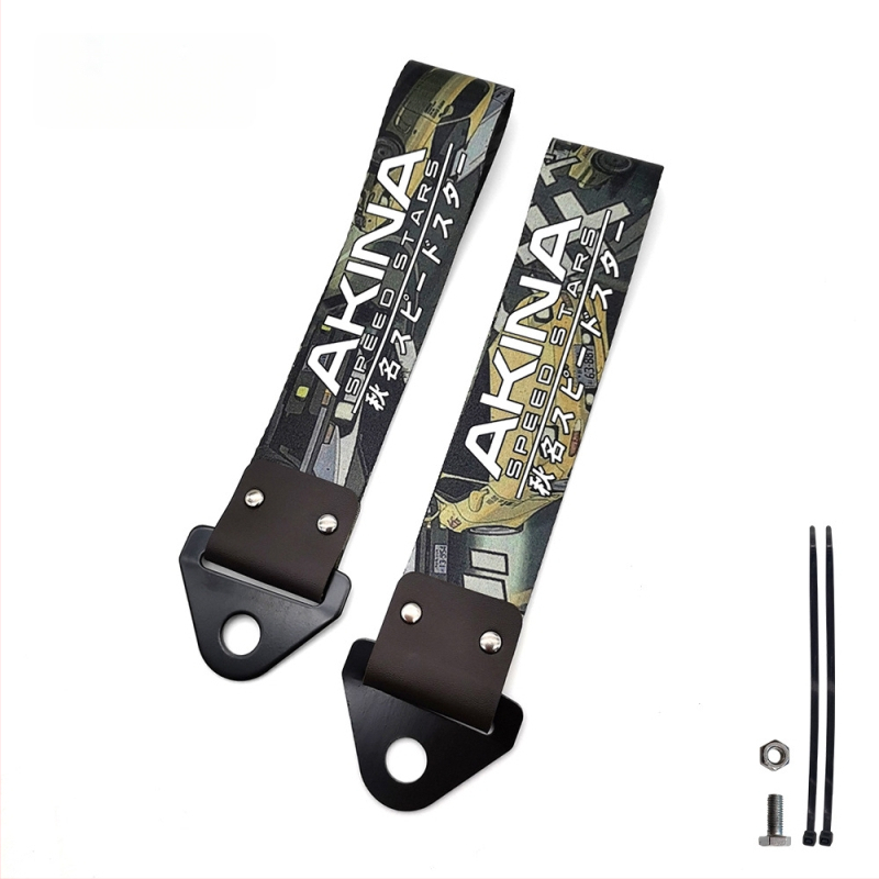 Digitaaltrüki kaitseraua esiosa kaitseraua kaunistus JDM modifitseeritud kultuurihaagise rihma veojõu köie lint Guangzhou laos hulgimüügis