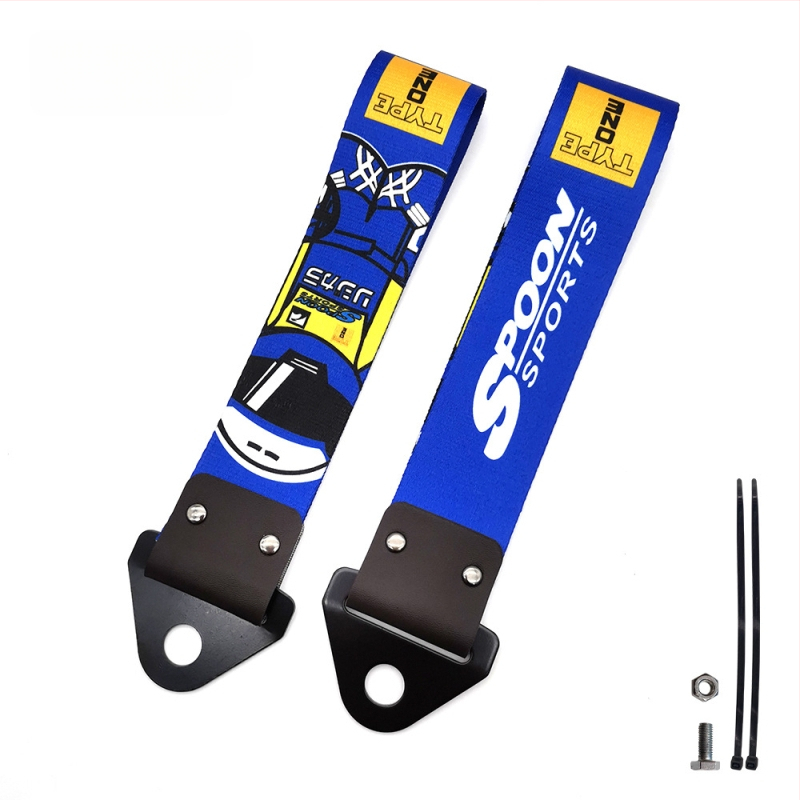 Digitaaltrüki kaitseraua esiosa kaitseraua kaunistus JDM modifitseeritud kultuurihaagise rihma veojõu köie lint Guangzhou laos hulgimüügis