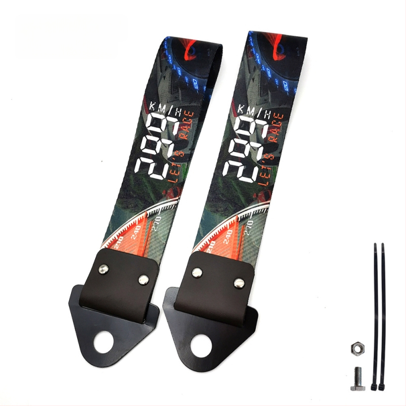 Digitaaltrüki kaitseraua esiosa kaitseraua kaunistus JDM modifitseeritud kultuurihaagise rihma veojõu köie lint Guangzhou laos hulgimüügis