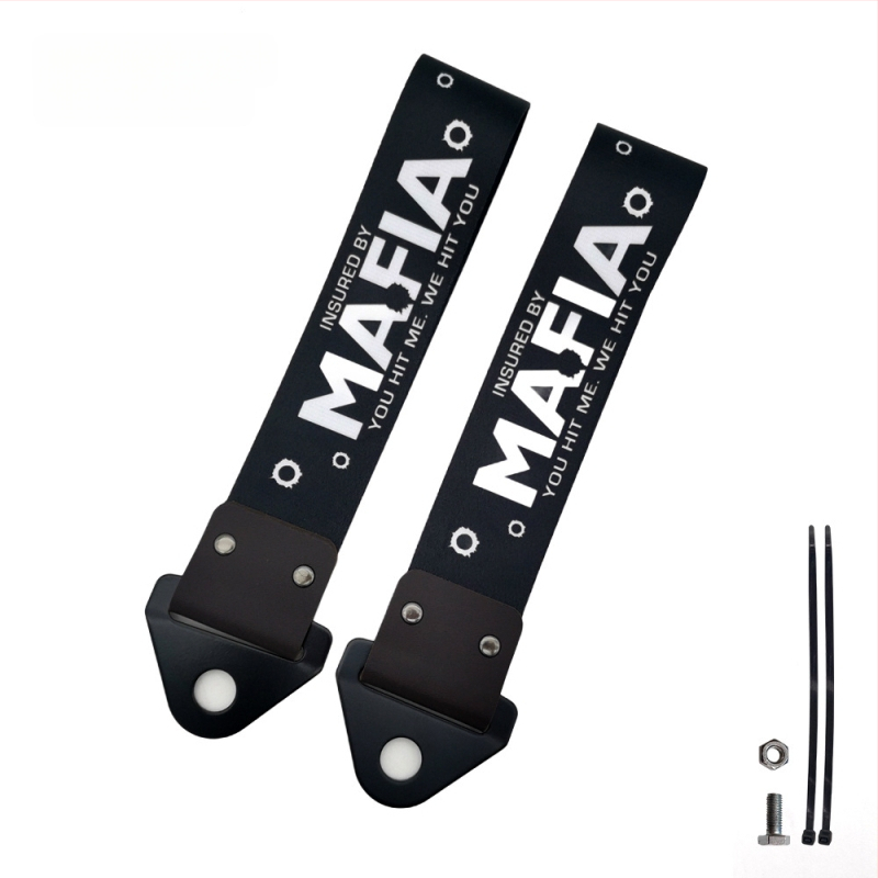 Digitaaltrüki kaitseraua esiosa kaitseraua kaunistus JDM modifitseeritud kultuurihaagise rihma veojõu köie lint Guangzhou laos hulgimüügis