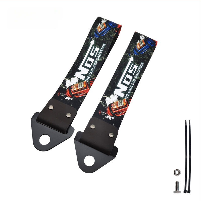 Digitaaltrüki kaitseraua esiosa kaitseraua kaunistus JDM modifitseeritud kultuurihaagise rihma veojõu köie lint Guangzhou laos hulgimüügis