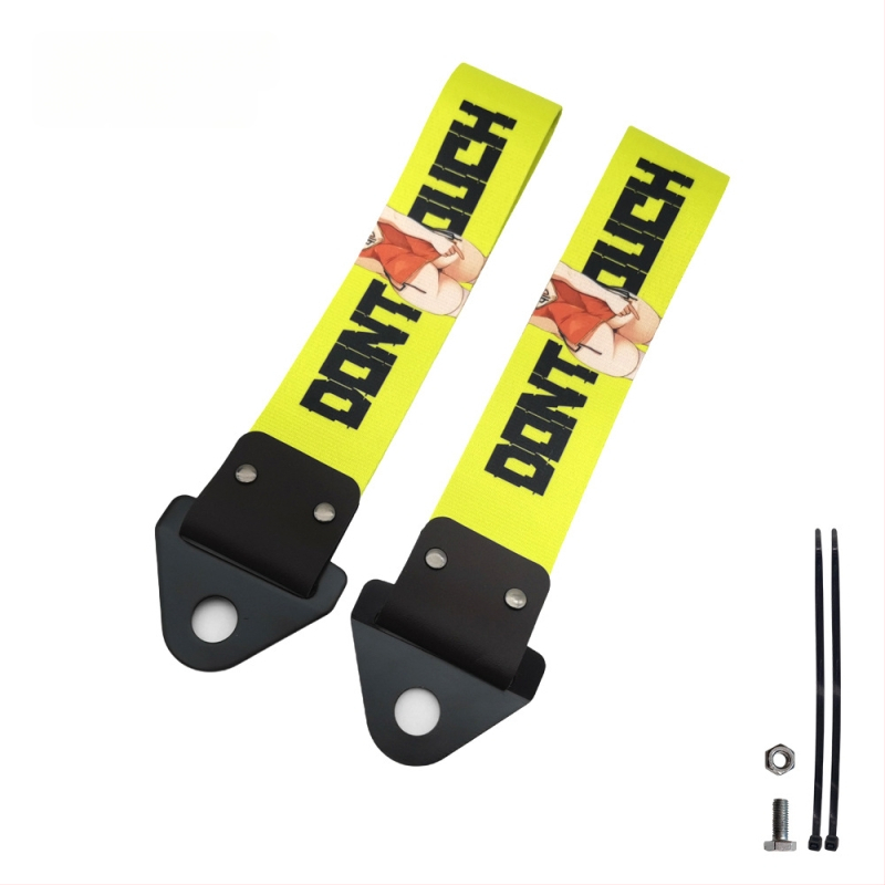 Digitaaltrüki kaitseraua esiosa kaitseraua kaunistus JDM modifitseeritud kultuurihaagise rihma veojõu köie lint Guangzhou laos hulgimüügis