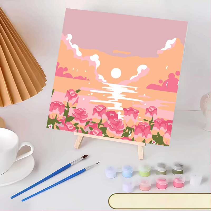 20*20 Παιδική Ψηφιακή Ελαιογραφία Παρτίδα Κινούμενα Σχέδια Χρωματισμός Ελαιογραφία Κινούμενα Σχέδια Χειροποίητη Γεμιστή Ελαιογραφία Diy Χρωματισμός Ζωγραφική