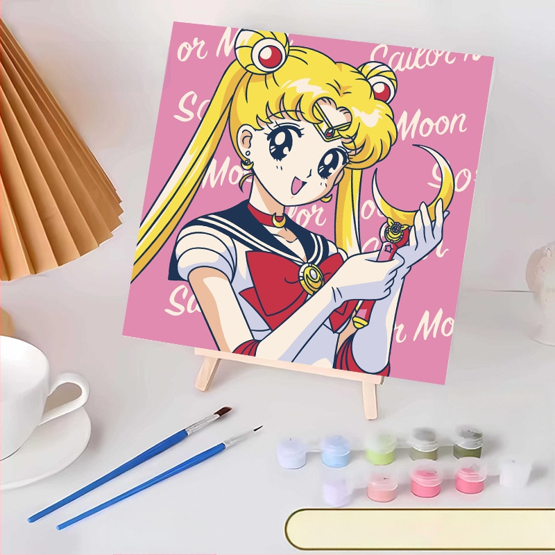 20*20 Παιδική Ψηφιακή Ελαιογραφία Παρτίδα Κινούμενα Σχέδια Χρωματισμός Ελαιογραφία Κινούμενα Σχέδια Χειροποίητη Γεμιστή Ελαιογραφία Diy Χρωματισμός Ζωγραφική