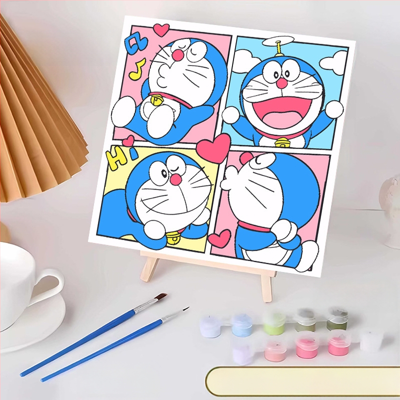 20*20 Παιδική Ψηφιακή Ελαιογραφία Παρτίδα Κινούμενα Σχέδια Χρωματισμός Ελαιογραφία Κινούμενα Σχέδια Χειροποίητη Γεμιστή Ελαιογραφία Diy Χρωματισμός Ζωγραφική