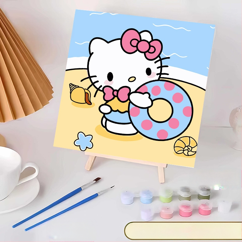 20*20 Παιδική Ψηφιακή Ελαιογραφία Παρτίδα Κινούμενα Σχέδια Χρωματισμός Ελαιογραφία Κινούμενα Σχέδια Χειροποίητη Γεμιστή Ελαιογραφία Diy Χρωματισμός Ζωγραφική