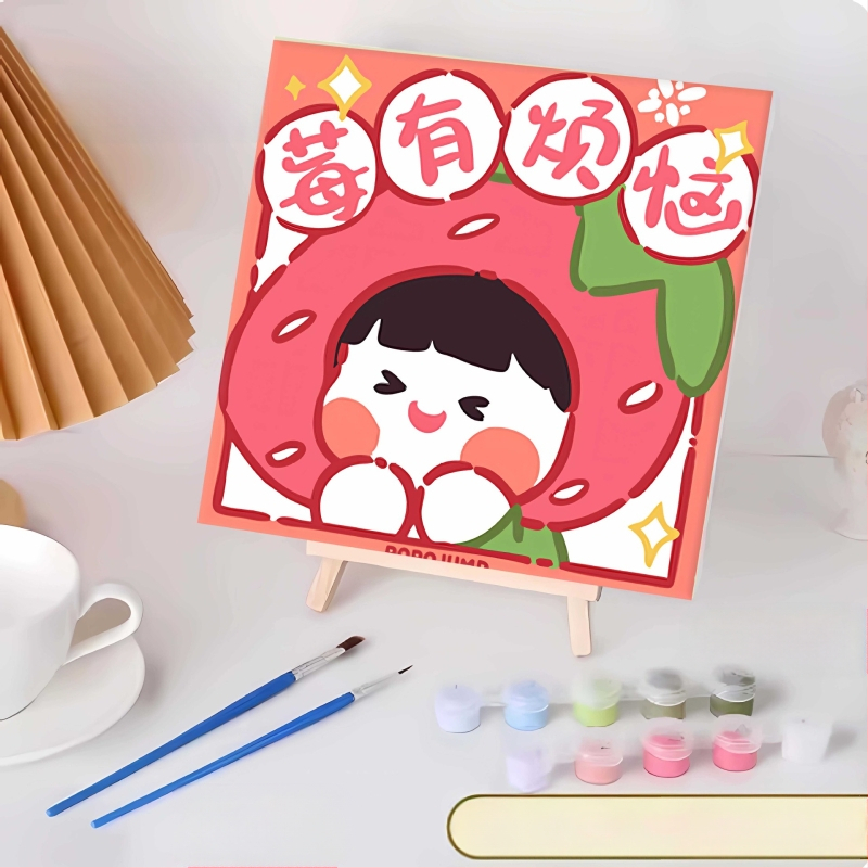 20*20 Παιδική Ψηφιακή Ελαιογραφία Παρτίδα Κινούμενα Σχέδια Χρωματισμός Ελαιογραφία Κινούμενα Σχέδια Χειροποίητη Γεμιστή Ελαιογραφία Diy Χρωματισμός Ζωγραφική