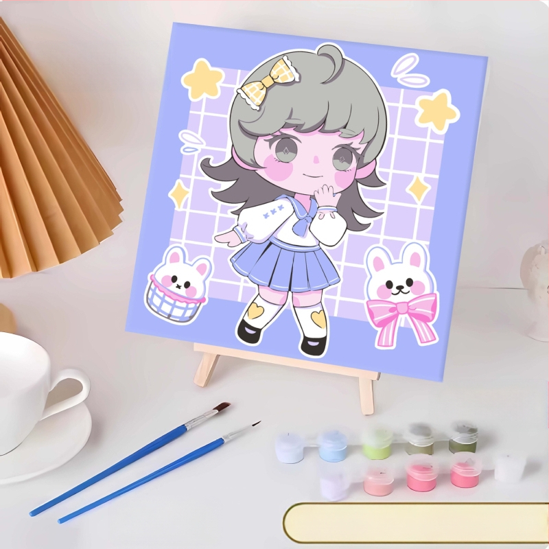 20*20 Παιδική Ψηφιακή Ελαιογραφία Παρτίδα Κινούμενα Σχέδια Χρωματισμός Ελαιογραφία Κινούμενα Σχέδια Χειροποίητη Γεμιστή Ελαιογραφία Diy Χρωματισμός Ζωγραφική