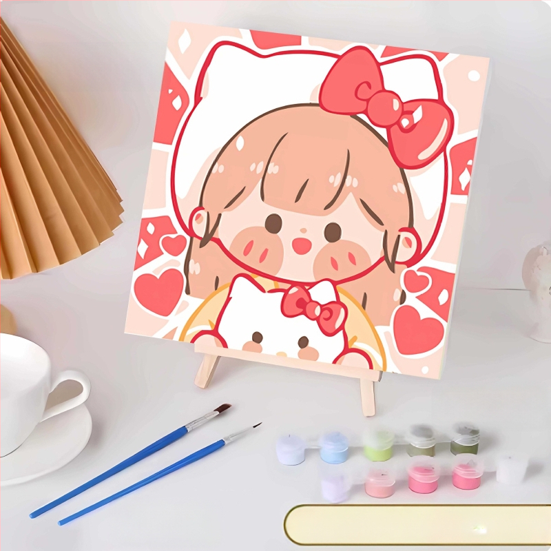 20*20 Παιδική Ψηφιακή Ελαιογραφία Παρτίδα Κινούμενα Σχέδια Χρωματισμός Ελαιογραφία Κινούμενα Σχέδια Χειροποίητη Γεμιστή Ελαιογραφία Diy Χρωματισμός Ζωγραφική