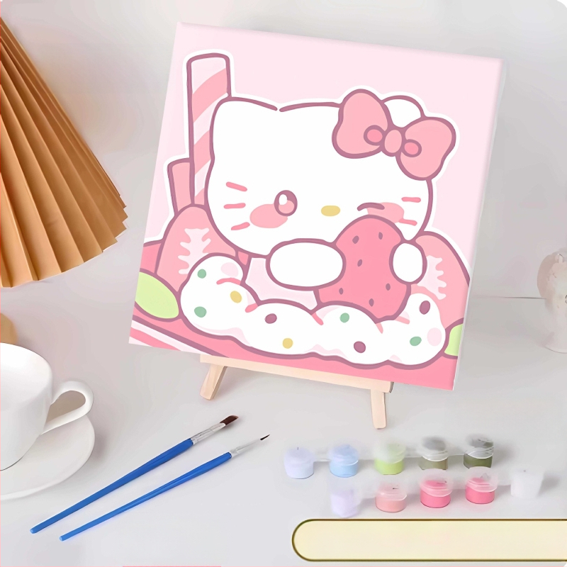 20*20 Παιδική Ψηφιακή Ελαιογραφία Παρτίδα Κινούμενα Σχέδια Χρωματισμός Ελαιογραφία Κινούμενα Σχέδια Χειροποίητη Γεμιστή Ελαιογραφία Diy Χρωματισμός Ζωγραφική