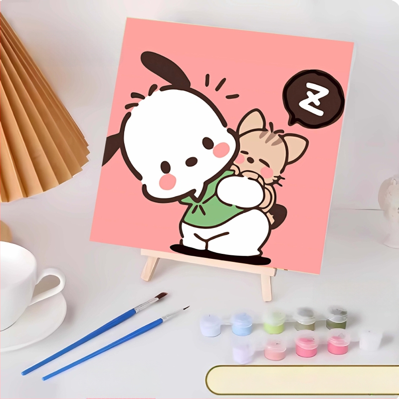 20*20 Παιδική Ψηφιακή Ελαιογραφία Παρτίδα Κινούμενα Σχέδια Χρωματισμός Ελαιογραφία Κινούμενα Σχέδια Χειροποίητη Γεμιστή Ελαιογραφία Diy Χρωματισμός Ζωγραφική