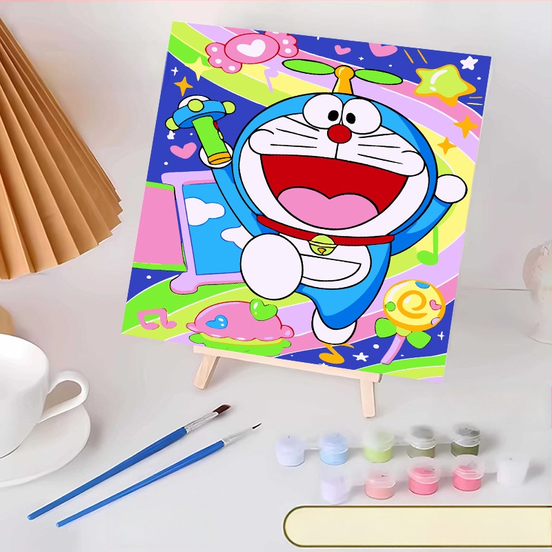 20*20 Παιδική Ψηφιακή Ελαιογραφία Παρτίδα Κινούμενα Σχέδια Χρωματισμός Ελαιογραφία Κινούμενα Σχέδια Χειροποίητη Γεμιστή Ελαιογραφία Diy Χρωματισμός Ζωγραφική