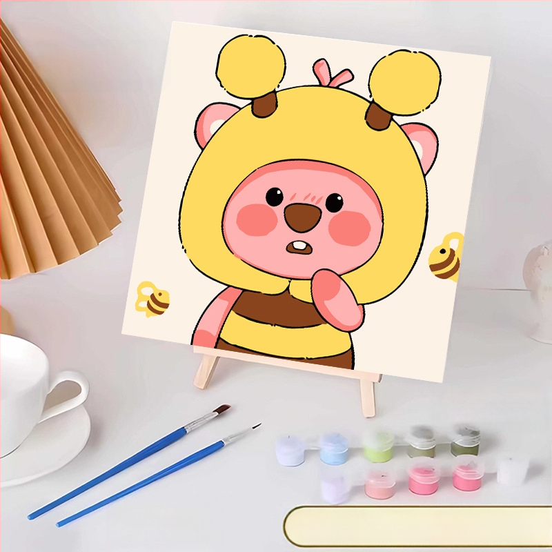 20*20 Παιδική Ψηφιακή Ελαιογραφία Παρτίδα Κινούμενα Σχέδια Χρωματισμός Ελαιογραφία Κινούμενα Σχέδια Χειροποίητη Γεμιστή Ελαιογραφία Diy Χρωματισμός Ζωγραφική