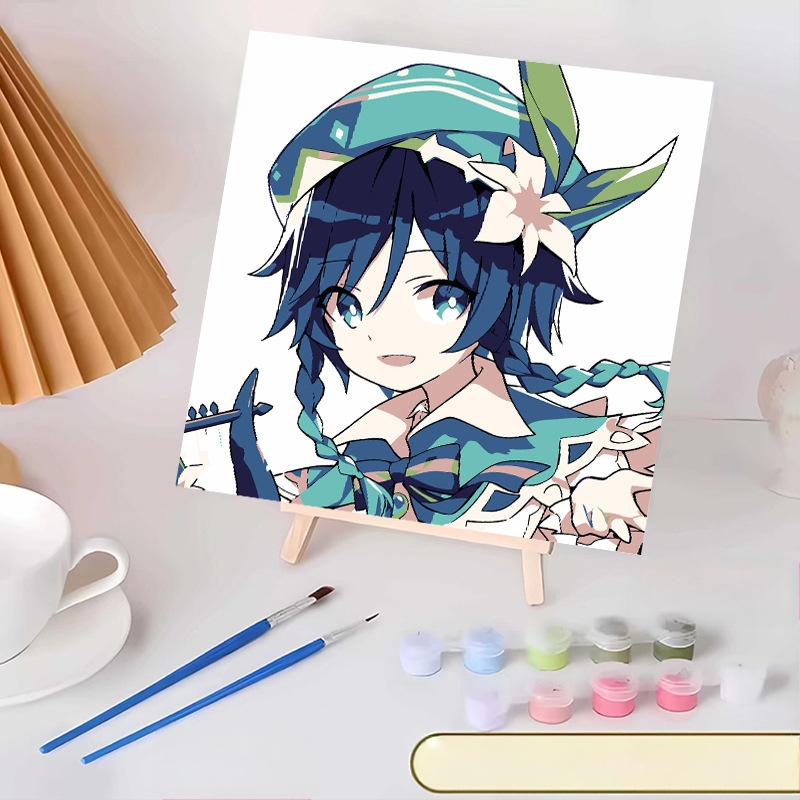 20*20 Παιδική Ψηφιακή Ελαιογραφία Παρτίδα Κινούμενα Σχέδια Χρωματισμός Ελαιογραφία Κινούμενα Σχέδια Χειροποίητη Γεμιστή Ελαιογραφία Diy Χρωματισμός Ζωγραφική