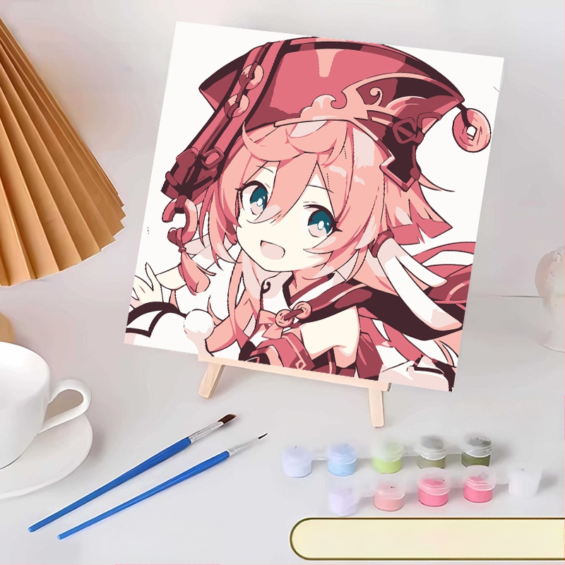 20*20 Παιδική Ψηφιακή Ελαιογραφία Παρτίδα Κινούμενα Σχέδια Χρωματισμός Ελαιογραφία Κινούμενα Σχέδια Χειροποίητη Γεμιστή Ελαιογραφία Diy Χρωματισμός Ζωγραφική