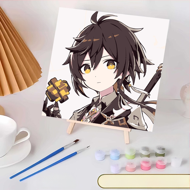 20*20 Παιδική Ψηφιακή Ελαιογραφία Παρτίδα Κινούμενα Σχέδια Χρωματισμός Ελαιογραφία Κινούμενα Σχέδια Χειροποίητη Γεμιστή Ελαιογραφία Diy Χρωματισμός Ζωγραφική