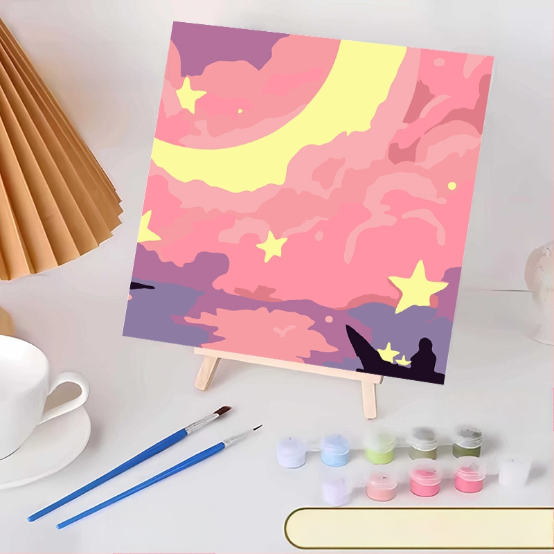 20*20 Παιδική Ψηφιακή Ελαιογραφία Παρτίδα Κινούμενα Σχέδια Χρωματισμός Ελαιογραφία Κινούμενα Σχέδια Χειροποίητη Γεμιστή Ελαιογραφία Diy Χρωματισμός Ζωγραφική