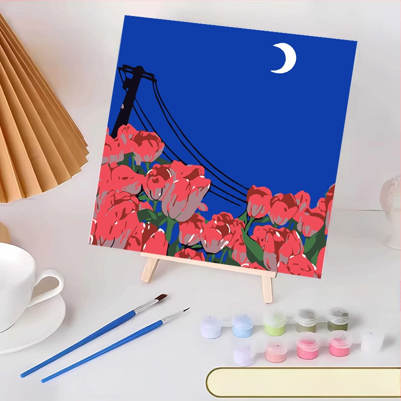 20*20 Παιδική Ψηφιακή Ελαιογραφία Παρτίδα Κινούμενα Σχέδια Χρωματισμός Ελαιογραφία Κινούμενα Σχέδια Χειροποίητη Γεμιστή Ελαιογραφία Diy Χρωματισμός Ζωγραφική