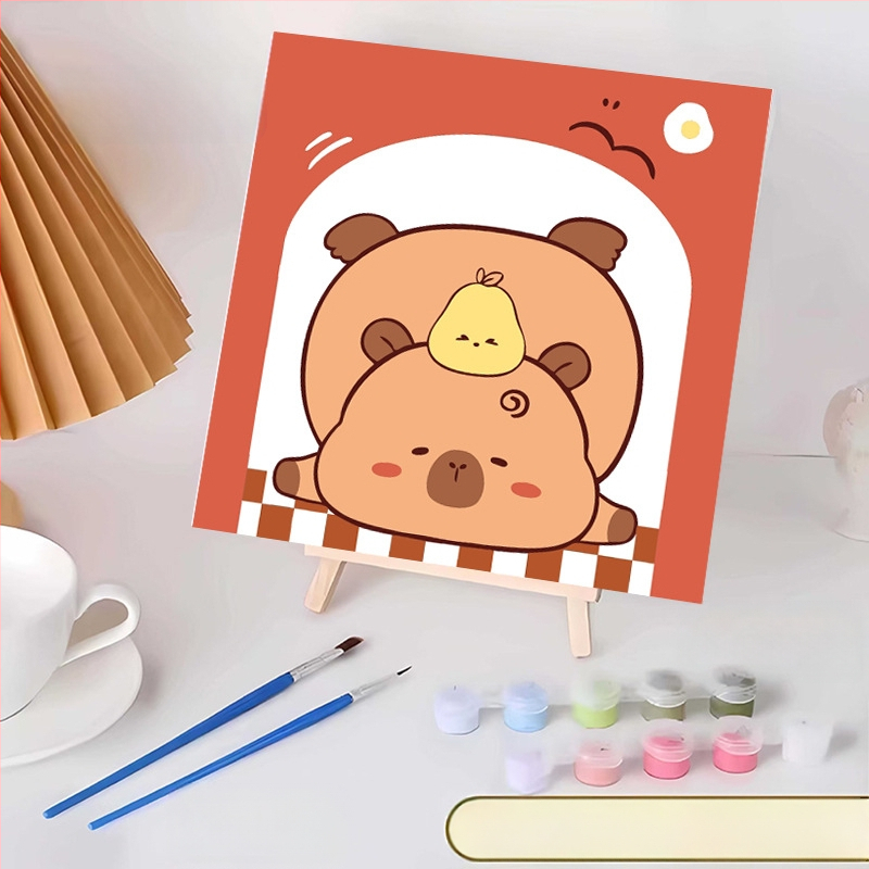 20*20 Παιδική Ψηφιακή Ελαιογραφία Παρτίδα Κινούμενα Σχέδια Χρωματισμός Ελαιογραφία Κινούμενα Σχέδια Χειροποίητη Γεμιστή Ελαιογραφία Diy Χρωματισμός Ζωγραφική