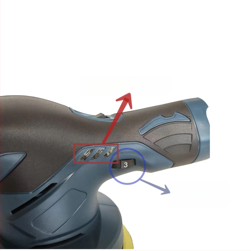 Ličio baterijos įkraunama automobilių poliravimo ir vaškavimo mašina, reguliuojamas greitis, 12V