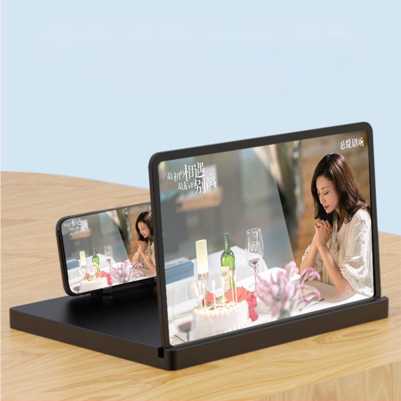 Държач за телефон със увеличител на екрана и проекционна стойка — YHS настолен държач, пластмасов корпус, персонализируем, общ стил