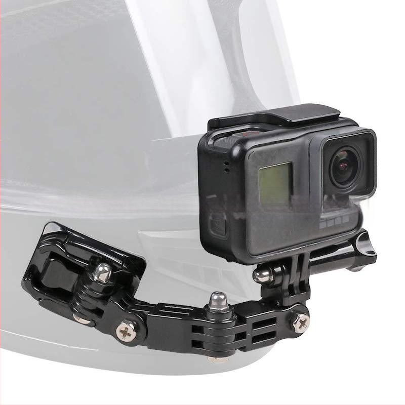 GoPro universalus keturių krypčių šalmo laikiklis, 30 g, adapteris, gyvas vaizdas, smūgių atsparumas