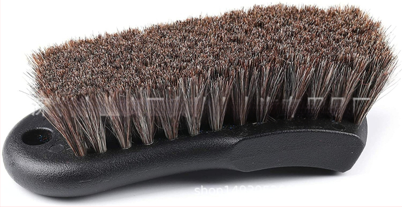 Automobilio interjero valymo šepetys – PP medžiaga + arklių plaukai, tipas: valymo šepetys, modelis: Horse hair brush