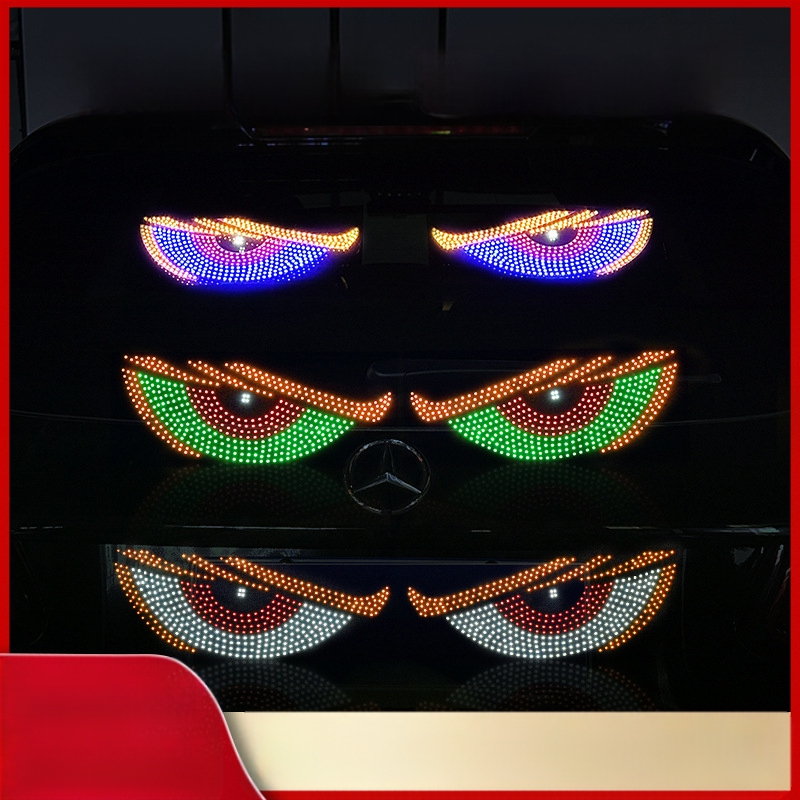 LED dinamisks automašīnas acu displejs - XL Devil Eyes, 12V, 5W, 1A