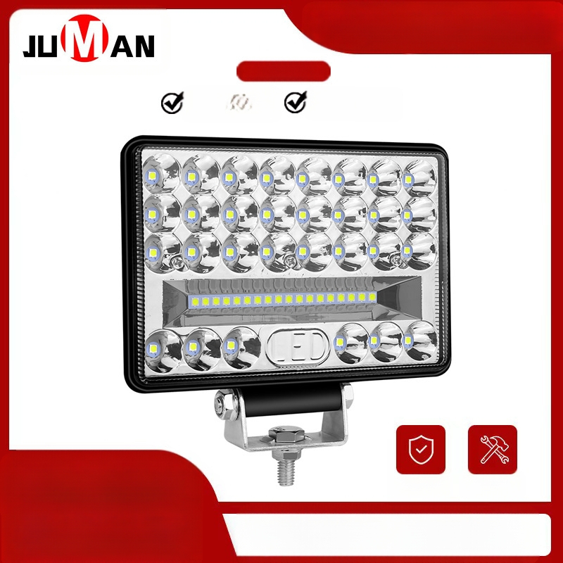 Automobiļu LED darba gaismas – 48 LED, 144W, 9-80V, 7200LM, 6500K
