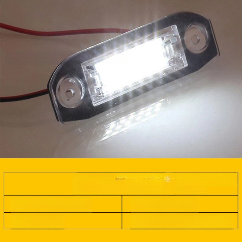 Ansamblu lampă plăcuță Volvo – LED, 12V, 2W, 30000h viață