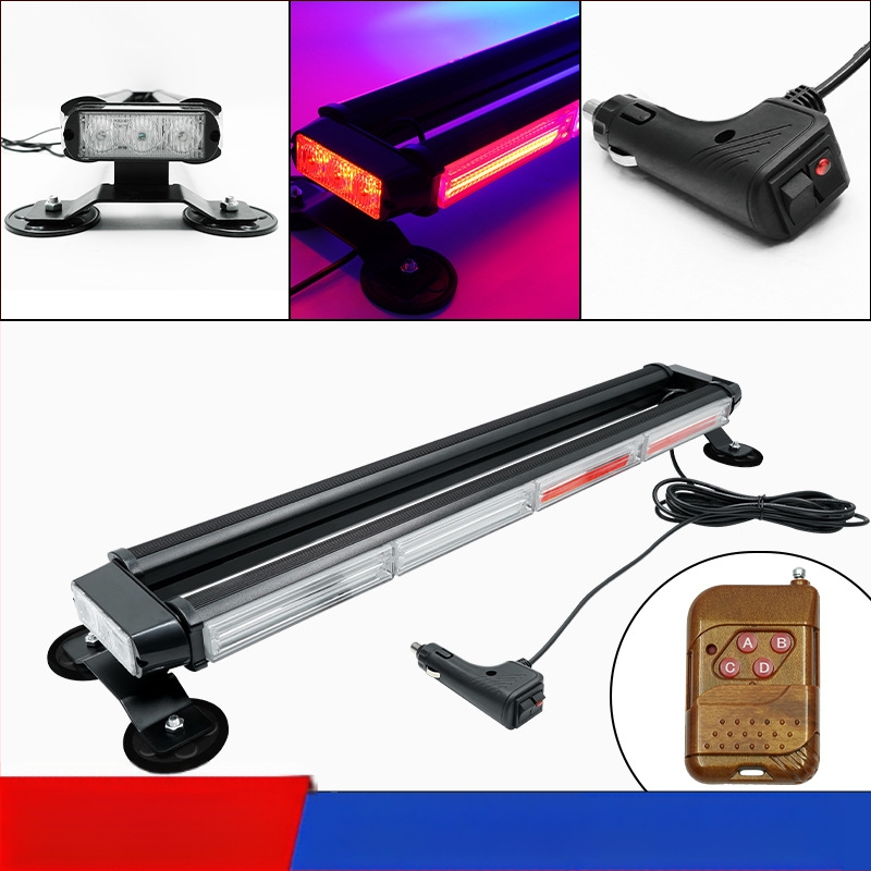  COB προειδοποιητικό φως οχήματος με τετραπλής πλευρής LED στροβ, μοντέλο JSD12/15, περίβλημα αλουμινίου+PC, LED πηγή φωτός, 50000h διάρκεια ζωής