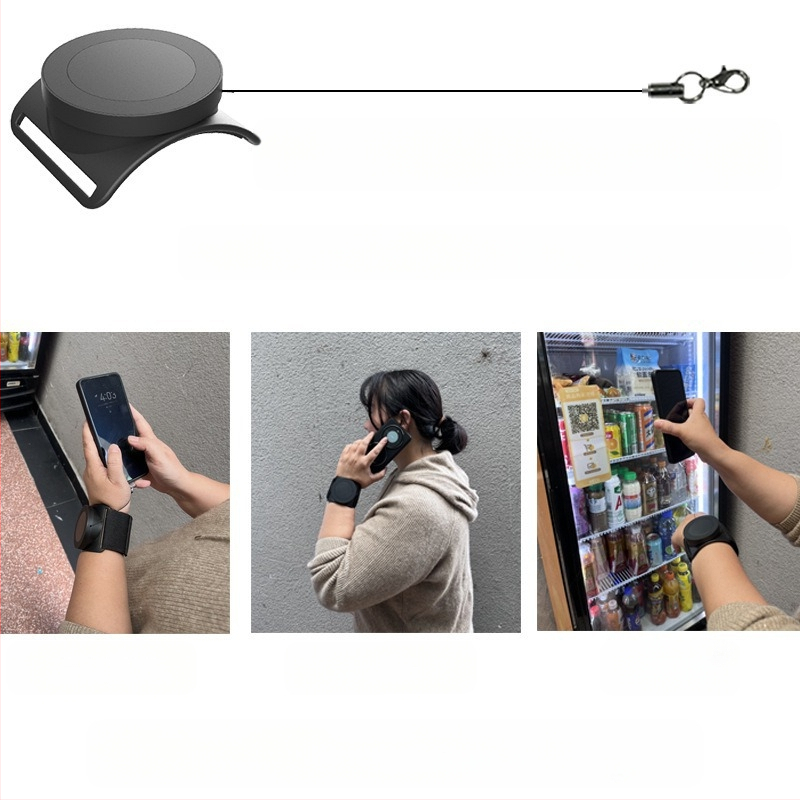 Randmele kinnitatav telefonihoidik välistingimusteks - plastikust, kohandatav, universaalne