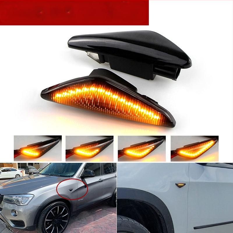 BMW E70/E71 X3/X6 LED πλευρικό φανάρι σήμανσης — 12V, 6000K, 3W, μοντέλο PZ068-2LY