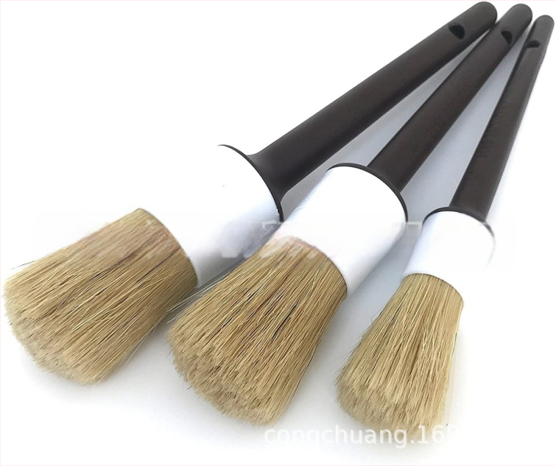 Automobilio plovimo šepetėlis su mišriomis šerpelėmis — 3–5 dalių rinkinys vidiniam ir išoriniam valymui