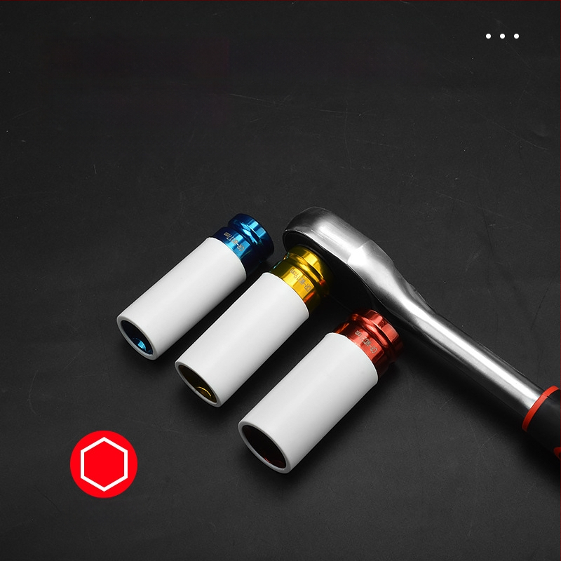 Комплект гнездови вложки за пневматичен гаечен ключ — Luofan стомана, хромирано покритие