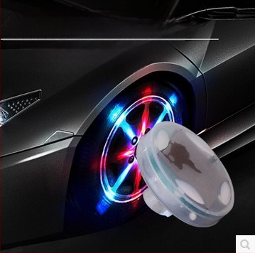 Sõiduki rehvi ventiil LED tuli, päikesepõhine RGB LED, universaalne sobivus