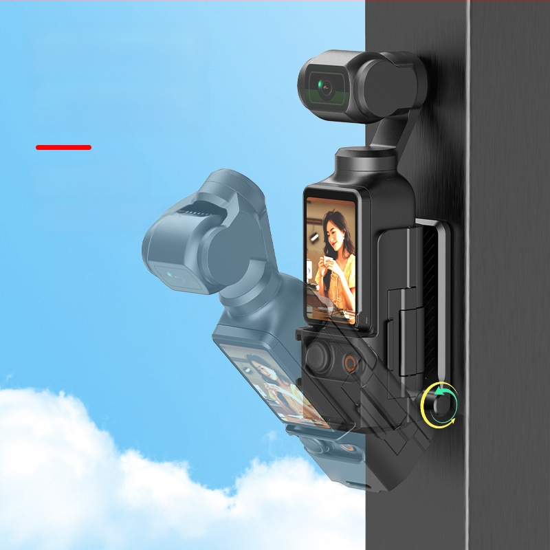 Osmo Pocket3 магнитна сгъваема настолна стойка, регулируем ъгъл, съвместима с DJI Osmo Pocket3, пластмасова
