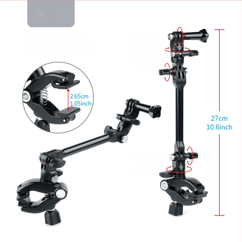 GoPro аксесоар монтаж със 360° въртене, мултифункционална щипка, материал PC и неръждаема стомана, марка Youyixin