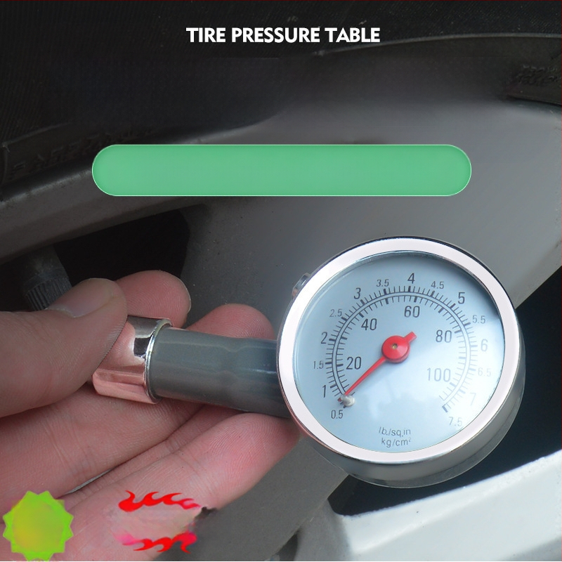 Padangų slėgio matuoklis su metaline korpusa, aukšta tikslumas, diapazonas 28-35, KG/CM2 rodmenys