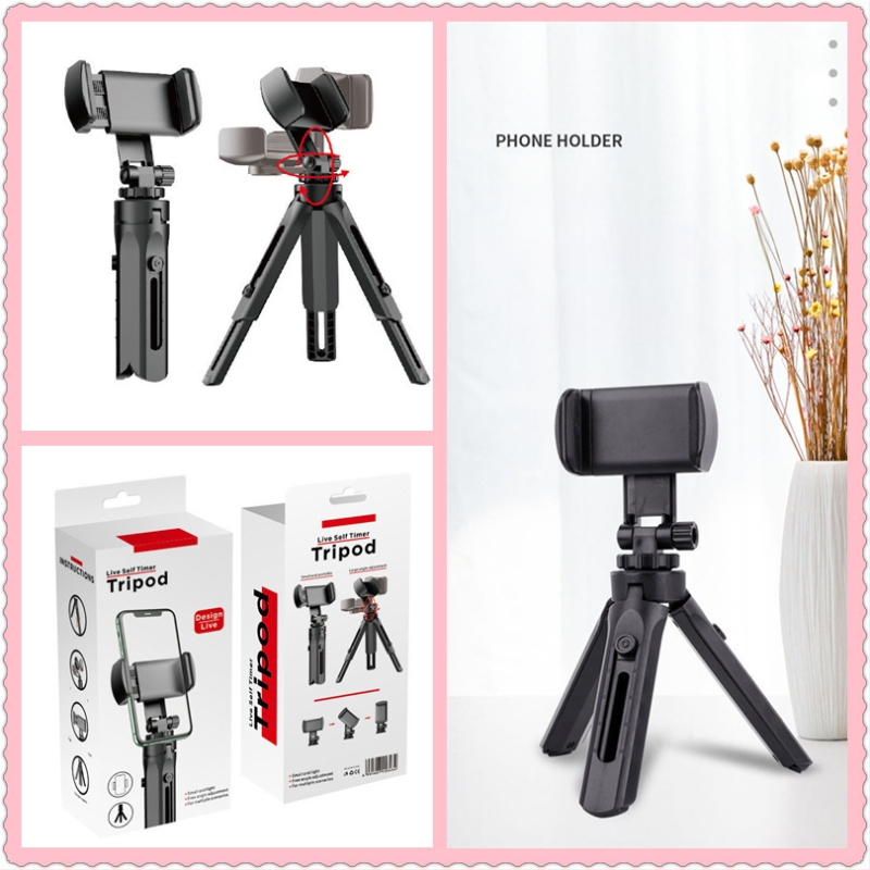 Τρίποδο για κινητό σε επιτραπέζια χρήση – μοντέλο K530, ABS πλαστικό, φορτίο έως 2 kg, βάρος 80 g