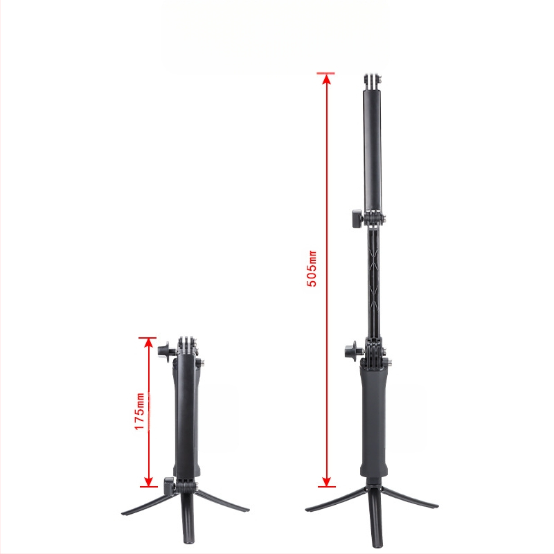 GoPro lisatarvik plastmassiline 3-osaline selfiekepp, mudel ZPG-02