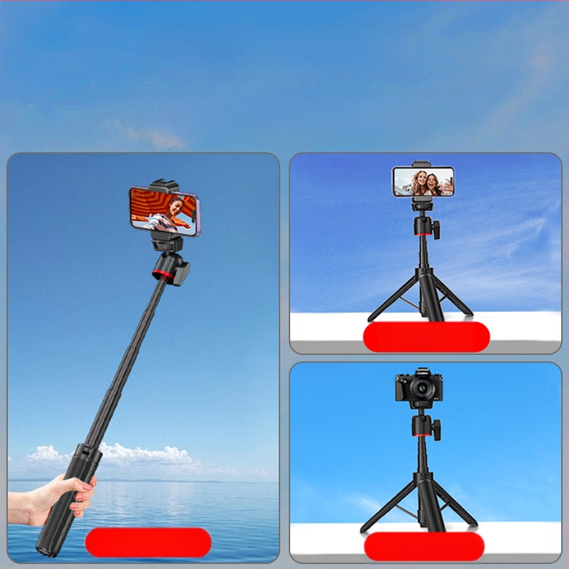 Mini galda lazy statīvs kamerai un viedtālrunim, alumīnija konstrukcija, pielāgojams, vispārīgs stilss