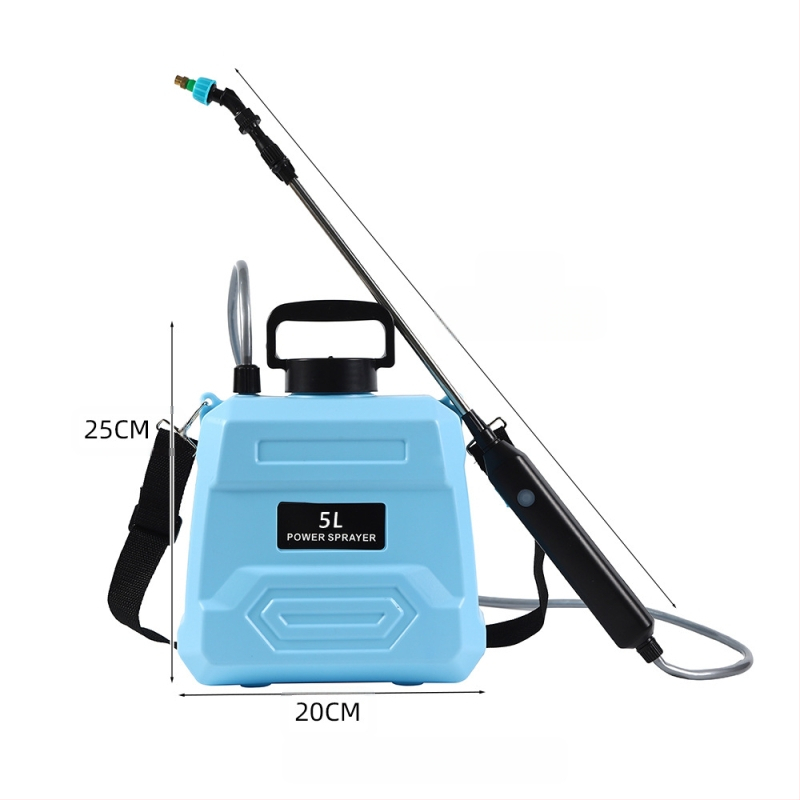 Elektrinis purkštuvas su tiesia rankena – Deluxe leidimas, ilgas baterijos veikimas, didelio slėgio dezinfekcijos purškimas, namų naudai