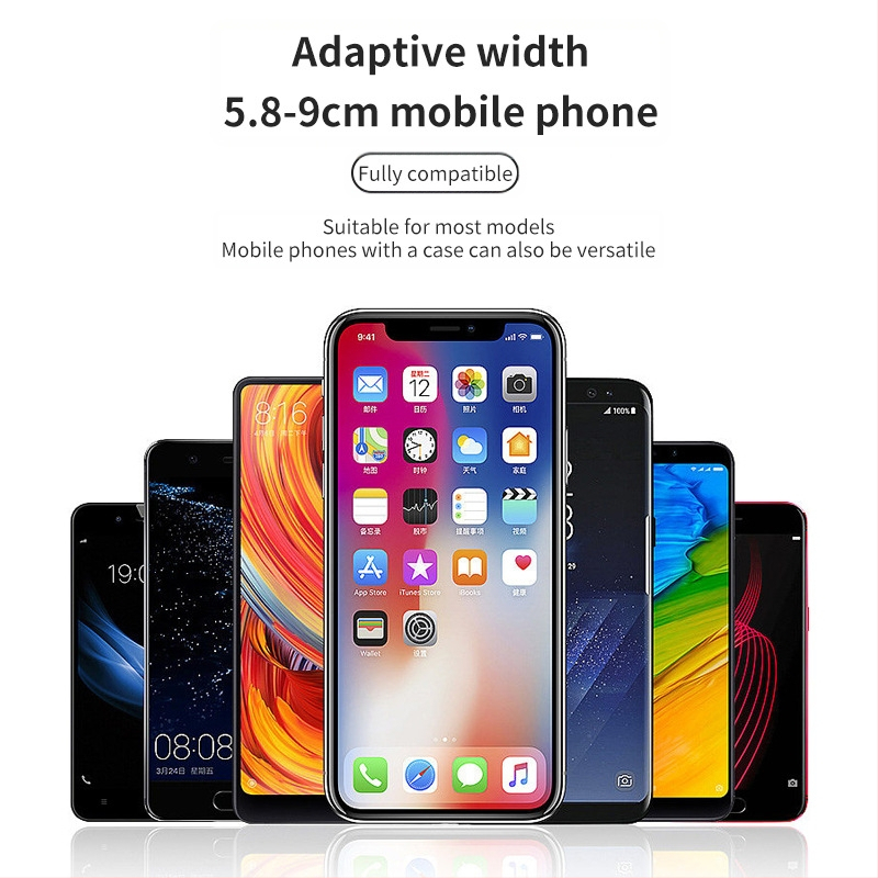 Държач за телефон за автомобилен въздушен изход с вакуумна чашка, мултифункционален навигационен държач за табло и предно стъкло, универсално монтиране, въртящ се монтаж