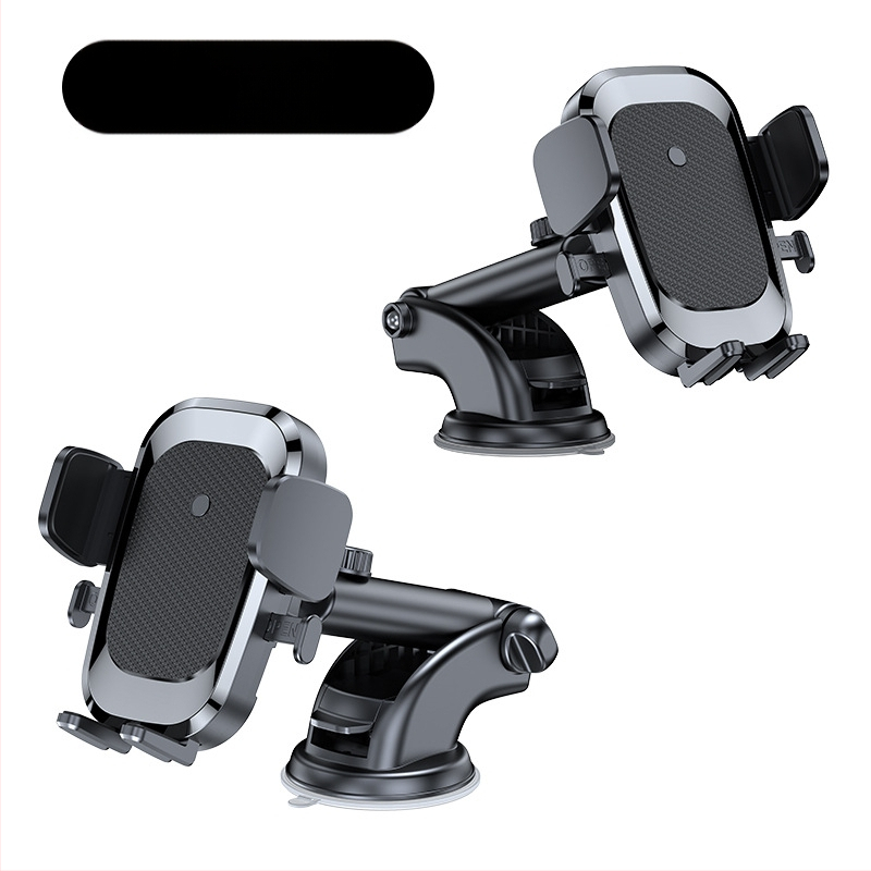 Държач за телефон за автомобилен въздушен изход с вакуумна чашка, мултифункционален навигационен държач за табло и предно стъкло, универсално монтиране, въртящ се монтаж