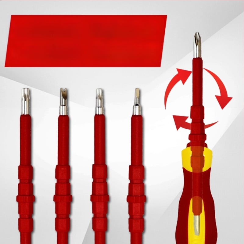 Tonghe 29-in-1 isoleeritud kruvikeerajate komplekt, magnetilised otsikud kroom-vanaadiumi terasest, elektrikuteks ja kodukorrale.