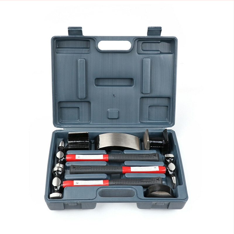 Комплект за ремонт на автомобилна ламарина за вдлъбнатини – чук за ламарина с плоска глава и инструмент за ламарина, модел 65667, бренд: Other, многофункционален