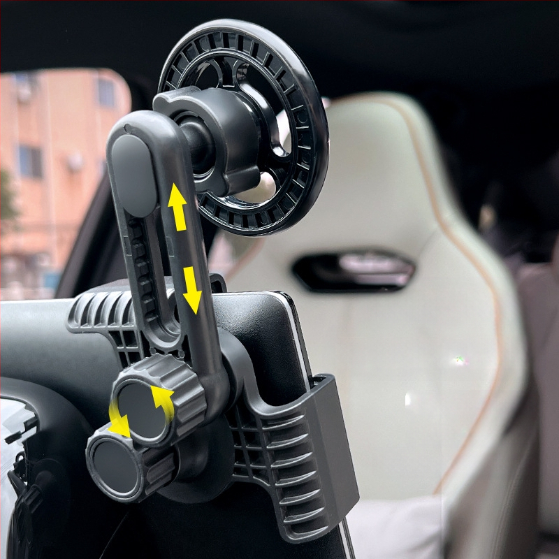 Автомобилен магнитен държач за смартфон за LCD екран на централната конзола, въртене 360°, универсален за автомобили