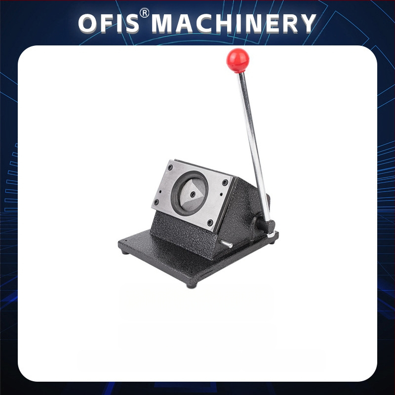 Rankinė apvalios pjaustymo mašina ženkliukams — 10 lapų, pjaustymo storis 1 mm, pjaustymo ilgis 35 mm, pjaustymo gylis 1 mm