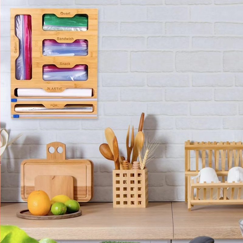 Medinė plėvelės laikymo dėžutė, japonų stiliaus, daugiafunkcinis dozatorius su logotipo spausdinimu ir pritaikymu